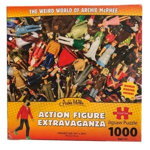 Action Figure Extravaganza Puzzle 1000 pc Archie McPhee